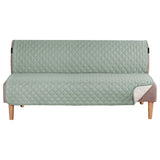 Futon Sofa Armless Slipcovers Reversible Quilted Water Resistant Protector