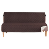 Futon Sofa Armless Slipcovers Reversible Quilted Water Resistant Protector