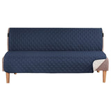 Futon Sofa Armless Slipcovers Reversible Quilted Water Resistant Protector