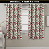 1 Pair Curtains Blockout Eyelet Living Room Curtains for Bedroom, Soft and Thick