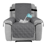 100% Waterproof Recliner Chair Cover with Non Slip Strap Slip Cover for Recliner