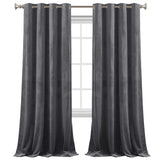 2x Luxury Velvet Blockout Curtains Thick Soft Window Curtain Draperies 1 Pair