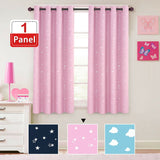 Blackout Star Curtain Kids Bedroom Blockout Curtain Thermal Curtain Sold 1 Panel