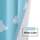 2x Kids Room Curtains Pair Room Darkening Eyelet  Curtain Draperies for Bedroom