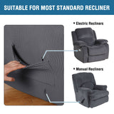 Stretch Recliner Cover 1-Piece Thick Soft  Jacquard Recliner Chair Slip Cover