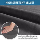 Thick Velvet Dining Chair Covers Slip Covers Dining Room Chairs Cover 2/4/6 Pack