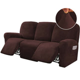 Stretch Recliner Sofa Covers Couch Cover Velvet Slipcovers for Reclining Couchs