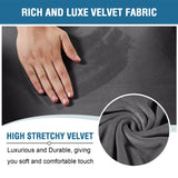 Stretch Recliner Sofa Covers Couch Cover Velvet Slipcovers for Reclining Couchs