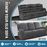 Stretch Recliner Sofa Covers Couch Cover Velvet Slipcovers for Reclining Couchs