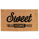 Doormat for Outside Entry | Natural Coco Coir Mats for Front Door Rubber Backing