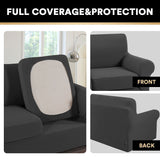 Microfiber Stretch Sofa Covers Couch Covers Slipcovers with Elastic Bottom