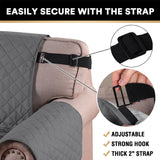 Sofa Protector for Dogs/Cats/Pets Sofa Slipcover with Non Slip Elastic Strap