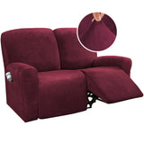 Recliner Sofa Cover for 2/3 Seater Velvet Couch Covers for Reclining Couch Cover