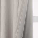 Wide Curtains for Living Room Thermal Blackout Patio Door Linen Curtain