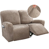 Recliner Sofa Cover for 2/3 Seater Velvet Couch Covers for Reclining Couch Cover