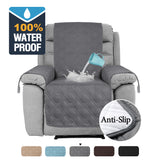 100% Waterproof Recliner Chair Cover with Non Slip Strap Slip Cover for Recliner