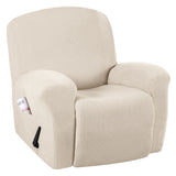 Stretch Recliner Cover 1-Piece Thick Soft  Jacquard Recliner Chair Slip Cover