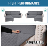 Sofa Cover L Shape Non-Slip Water Resistant Protector For Sectional Sofa Chaise