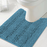 Toilet Mat U Shaped Bathroom Rug Bath Mat for Bathroom Non Slip Extra Soft Rug - (1 Piece - 50cm x 50cm U Shape)