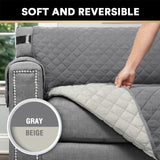 Sofa Protector for Dogs/Cats/Pets Sofa Slipcover with Non Slip Elastic Strap