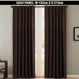 2x Blockout Curtains Blackout Curtain Draperies for Bedroom Living-2 Hanging way