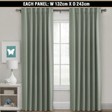 2x Blockout Curtains Blackout Curtain Draperies for Bedroom Living-2 Hanging way