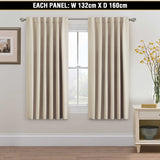 2x Blockout Curtains Blackout Curtain Draperies for Bedroom Living-2 Hanging way