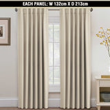 2x Blockout Curtains Blackout Curtain Draperies for Bedroom Living-2 Hanging way