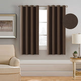 Home Decor Thermal Insulated Solid Linen Curtain Panel, set of 1 panel