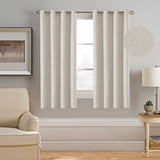 Home Decor Thermal Insulated Solid Linen Curtain Panel, set of 1 panel