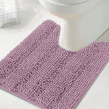 Toilet Mat U Shaped Bathroom Rug Bath Mat for Bathroom Non Slip Extra Soft Rug - (1 Piece - 50cm x 50cm U Shape)