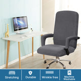 Office Chair Cover Stretch Cover Slip Cover with Armrest Modern Simplism Soft