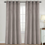 2x Luxury Velvet Blockout Curtains Thick Soft Window Curtain Draperies 1 Pair