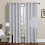 Home Decor Thermal Insulated Solid Linen Curtain Panel, set of 1 panel